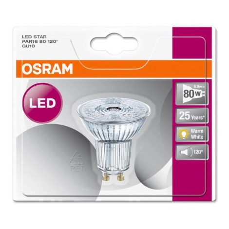 LED Žárovka STAR GU10/6,9W/230V 2700K - Osram