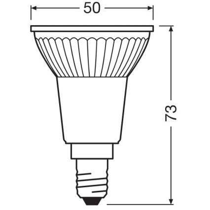 LED Žárovka STAR PAR16 E14/4,5W/230V 2700K - Osram