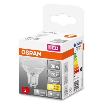 LED Žárovka STAR PAR16 GU10/4,3W/230V 2700K 120° - Osram