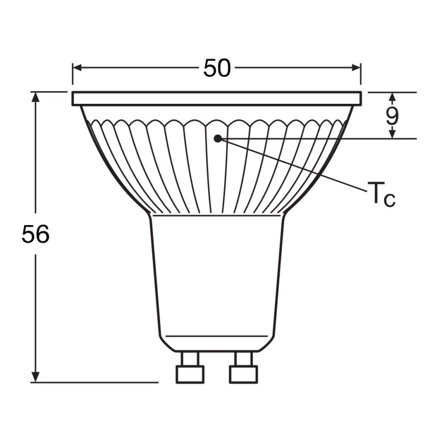 LED Žárovka STAR PAR16 GU10/4,3W/230V 2700K 120° - Osram