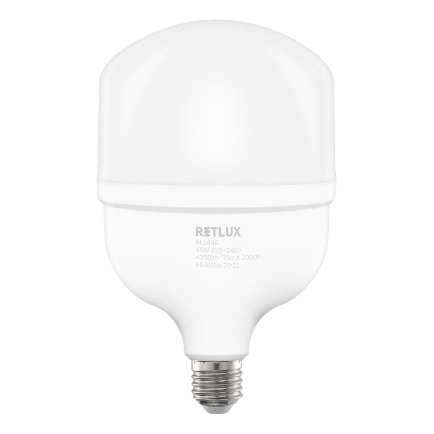LED Žárovka T120 E27/40W/230V 3000K