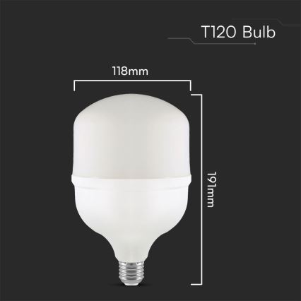 LED Žárovka T120 E40 E27/40W/230V 4000K