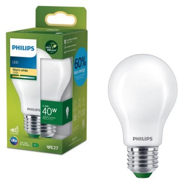 LED Žárovka ULTRAEFFICIENT Philips A60 E27/2,3W/230V 2700K