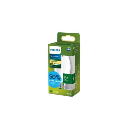 LED Žárovka ULTRAEFFICIENT Philips B35 E14/1,2W/230V 2700K