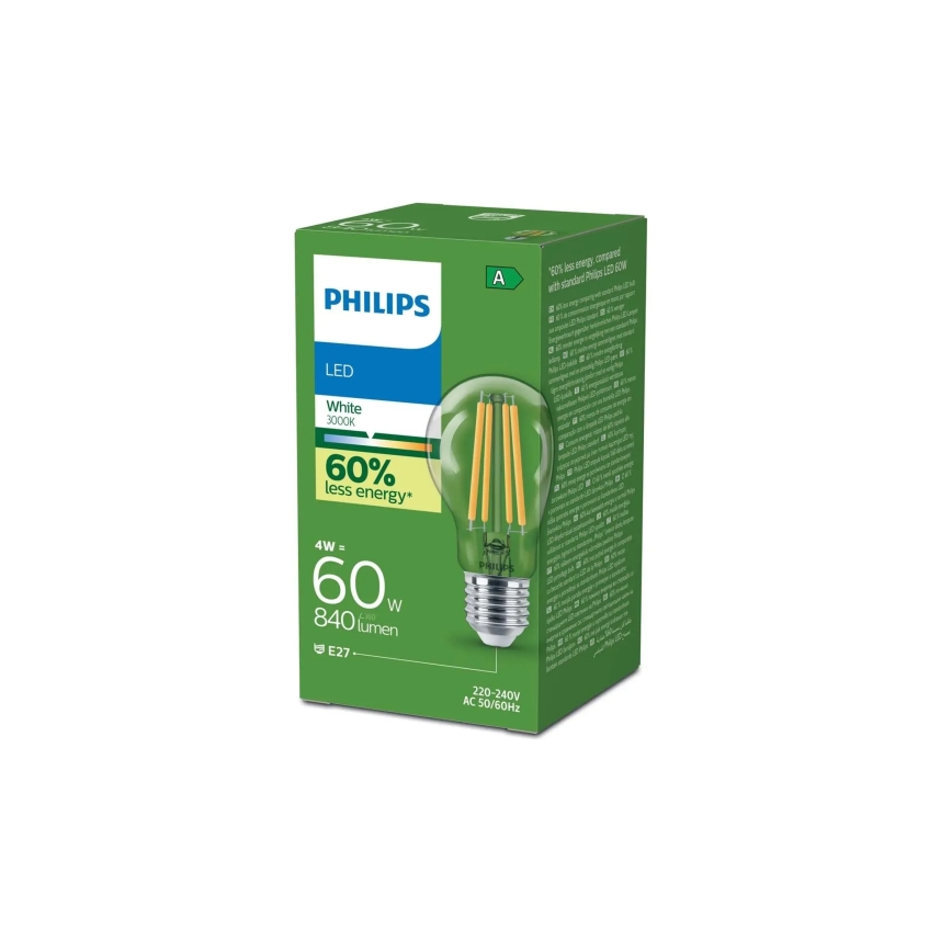 LED Žárovka ULTRAEFFICIENT VINTAGE Philips A60 E27/4W/230V 3000K