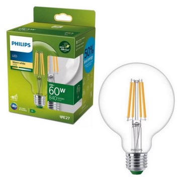 LED Žárovka ULTRAEFFICIENT VINTAGE Philips G95 E27/4W/230V 2700K