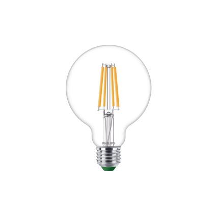 LED Žárovka ULTRAEFFICIENT VINTAGE Philips G95 E27/4W/230V 2700K