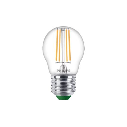 LED Žárovka ULTRAEFFICIENT VINTAGE Philips P45 E27/1,2W/230V 2700K