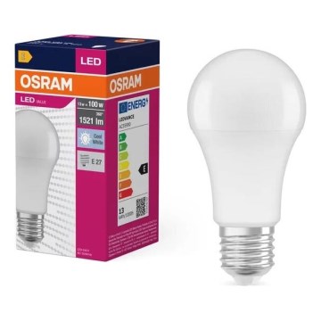 LED Žárovka VALUE A100 E27/13W/230V 4000K - Osram