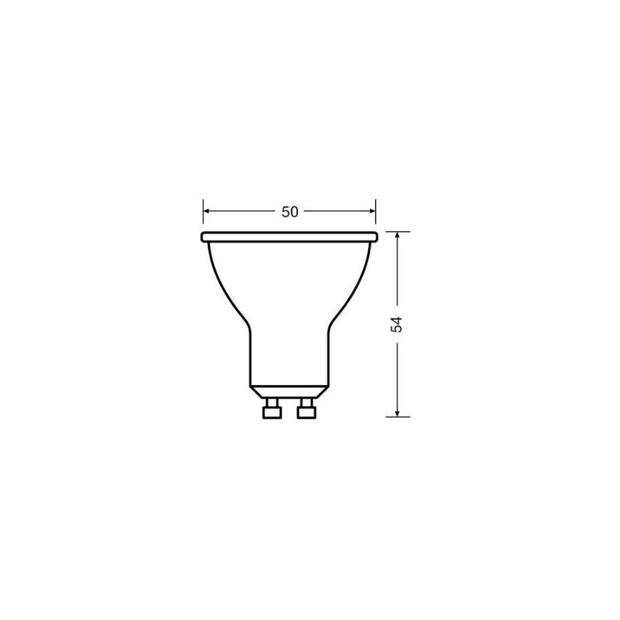 LED Žárovka VALUE PAR16 GU10/4,5W/230V 4000K 36° bílá - Osram