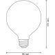 LED žárovka VINTAGE AMBER E27/4W/230V G95