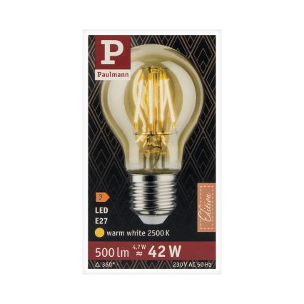 LED Žárovka VINTAGE E27/4,7W 2500K - Paulmann 28714