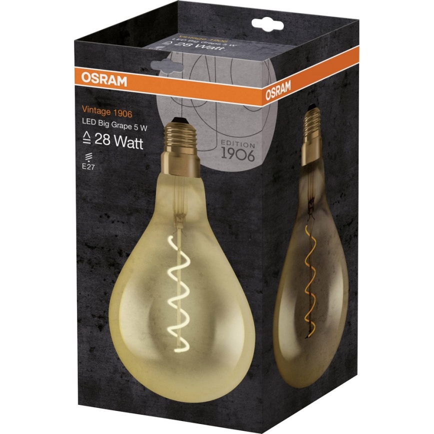 LED Žárovka VINTAGE E27/5W/230V - Osram