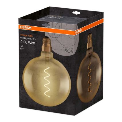 LED Žárovka VINTAGE E27/5W/230V - Osram