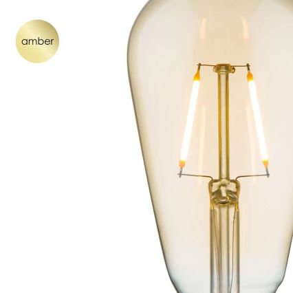 LED Žárovka VINTAGE EDISON ST64 E27/2W/230V 2700K