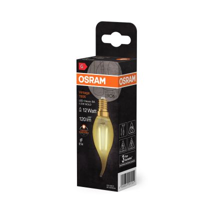 LED Žárovka VINTAGE FILAMENT E14/1,5W/230V 2400K - Osram