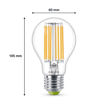 LED Žárovka VINTAGE Philips A60 E27/4W/230V 3000K