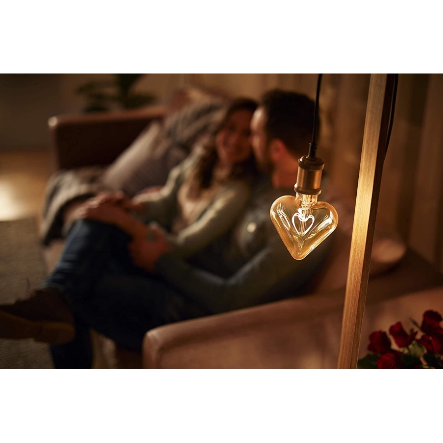 LED Žárovka VINTAGE Philips E27/2,3W/230V 2000K