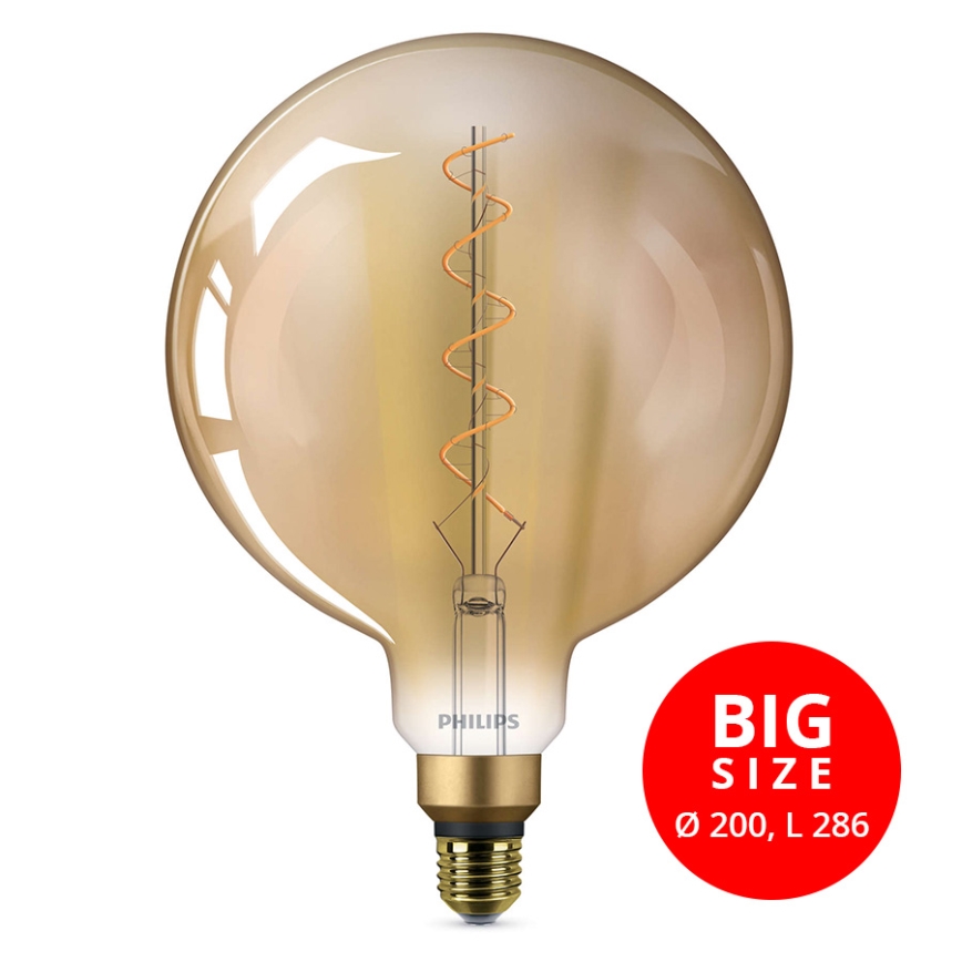 LED Žárovka Philips E27/5W/230V 2000K - VINTAGE