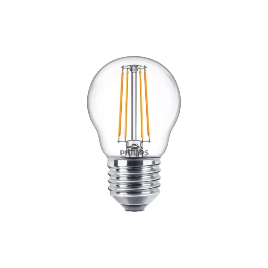 LED Žárovka VINTAGE Philips P45 E27/4,3W/230V 2700K