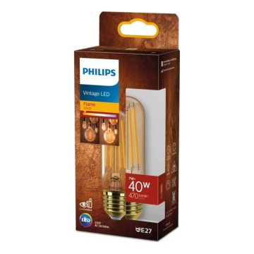LED Žárovka VINTAGE Philips T32 E27/7W/230V 1800K