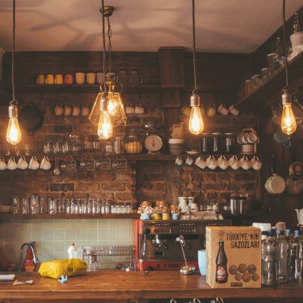 LED Žárovka VINTAGE ST64 E27/16W/230V 2200K - Aigostar