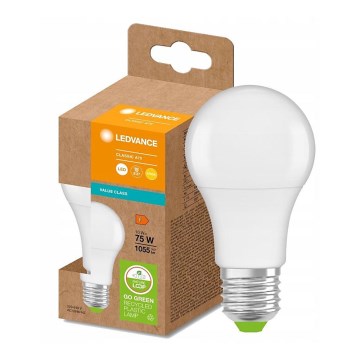 LED Žárovka z recyklovaného plastu E27/10W/230V 2700K - Ledvance