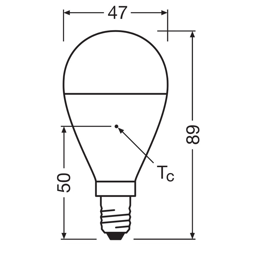 LED Žárovka z recyklovaného plastu P45 E14/7,5W/230V 2700K - Osram