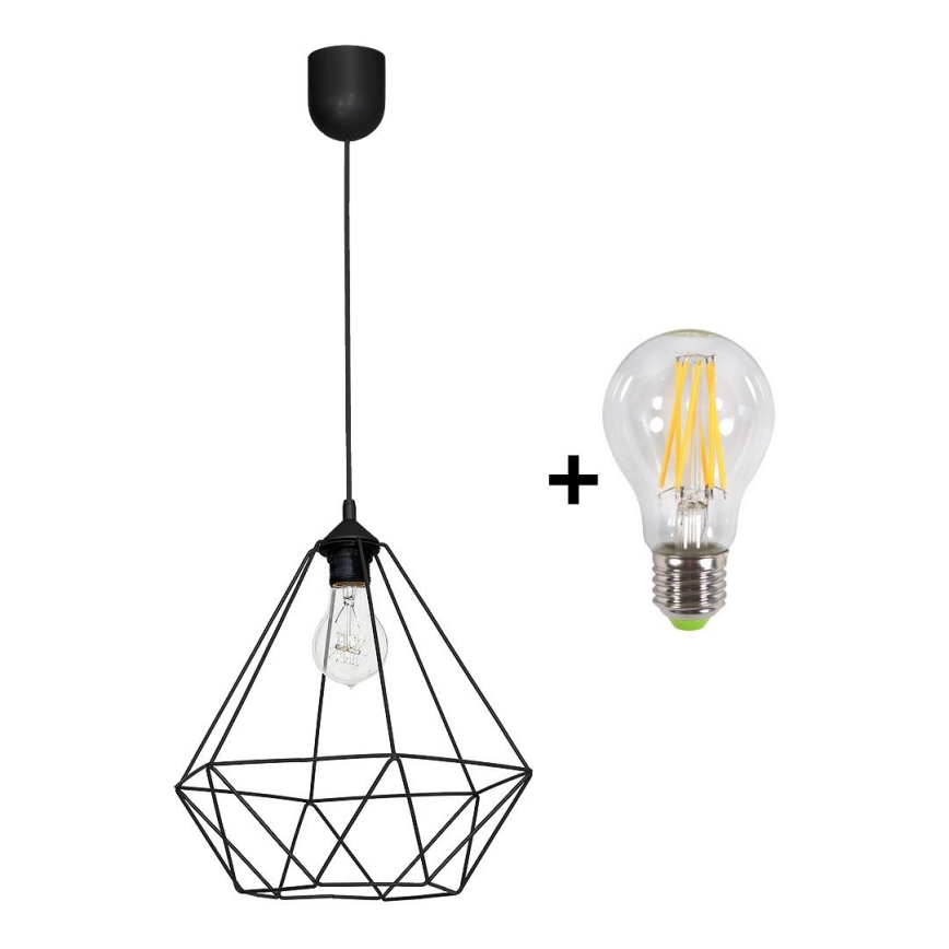 LED Závěsné svítidlo BASKET 1xE27/10W/230V