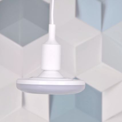 LED Závěsné svítidlo KIKI 1xE27/10W/230V bílé