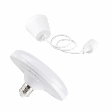 LED Závěsné svítidlo KIKI 1xE27/10W/230V bílé