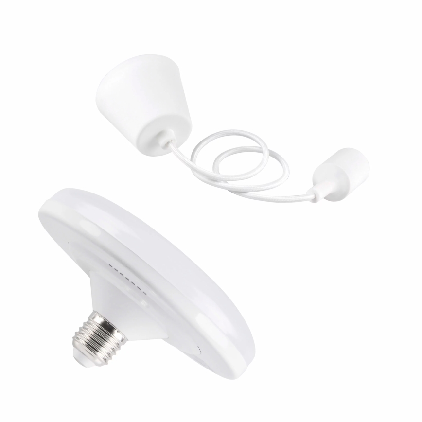 LED Závěsné svítidlo KIKI 1xE27/10W/230V bílé