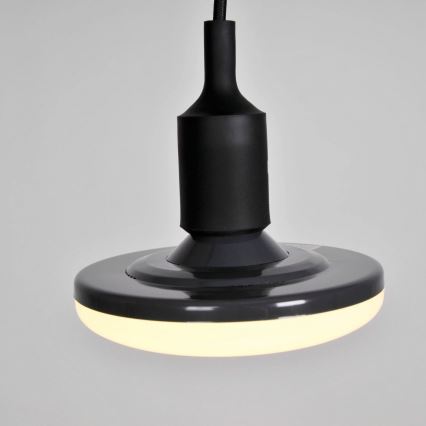 LED Závěsné svítidlo KIKI 1xE27/10W/230V černé