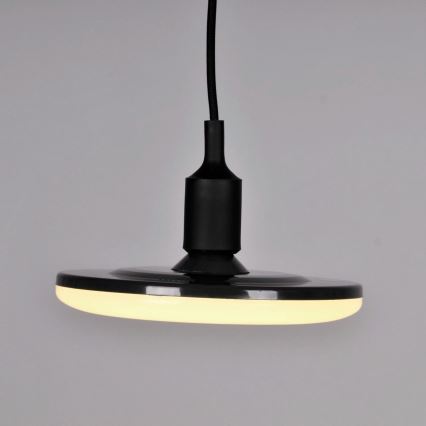 LED Závěsné svítidlo KIKI 1xE27/15W/230V černé