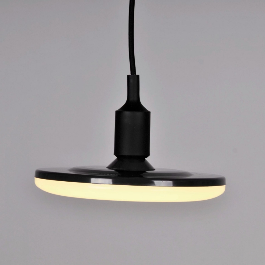 LED Závěsné svítidlo KIKI 1xE27/15W/230V černé