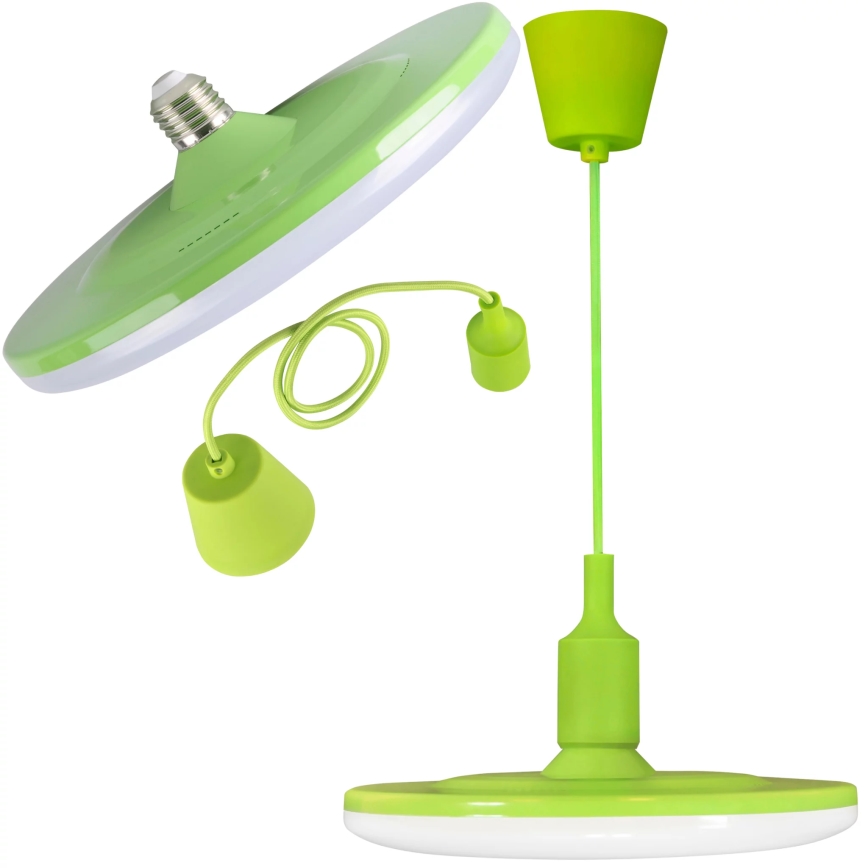 LED Závěsné svítidlo KIKI 1xE27/15W/230V zelené