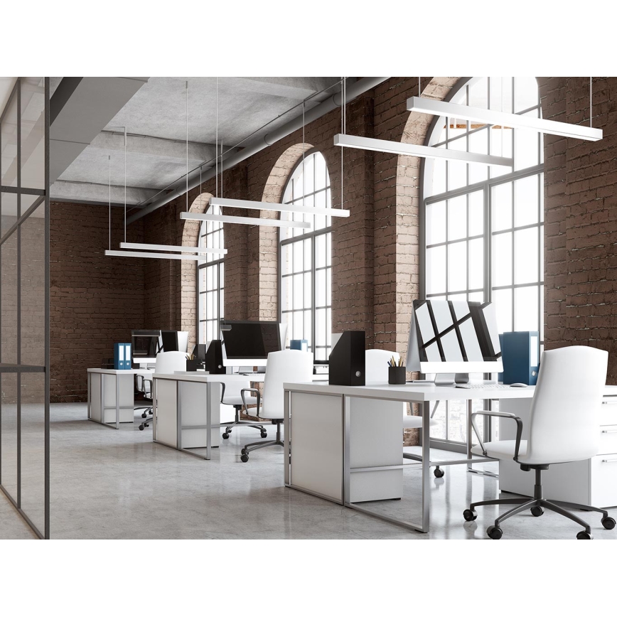 LED2 - LED Lustr na lanku LINO LED/24W/230V 3000K/3500K/4000K 90 cm černá