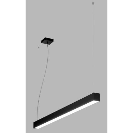 LED2 - LED Lustr na lanku NOLI LED/40W/230V 3000K/3500K/4000K černá