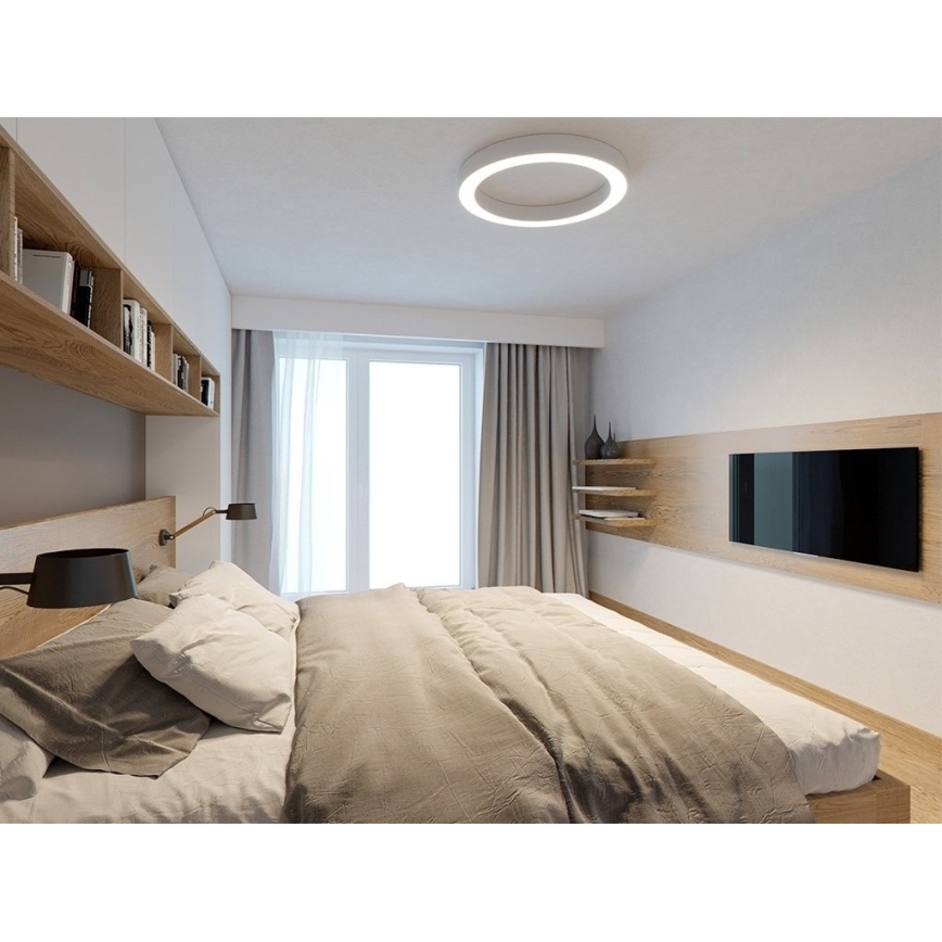 LED2 - LED Stmívatelné stropní svítidlo SATURN LED/50W/230V 3000K/4000K bílá