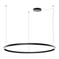 LED2 - LED Stmívatelný lustr na lanku SATURN LED/80W/230V pr. 100 cm černá
