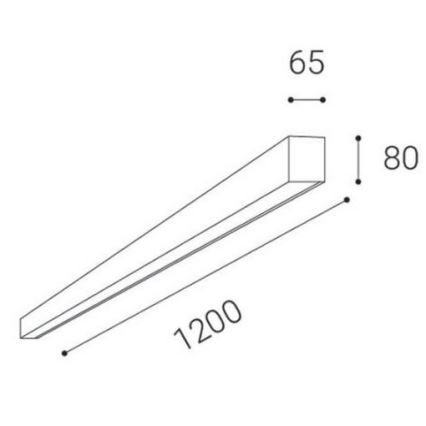 LED2 - LED Stropní přisazené svítidlo LINO LED/30W/230V 3000/3500/4000 bílá