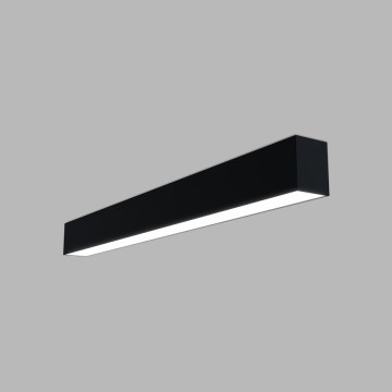 LED2 - LED Stropní svítidlo LINO LED/24W/230V 3000/3500/4000K 90 cm černá