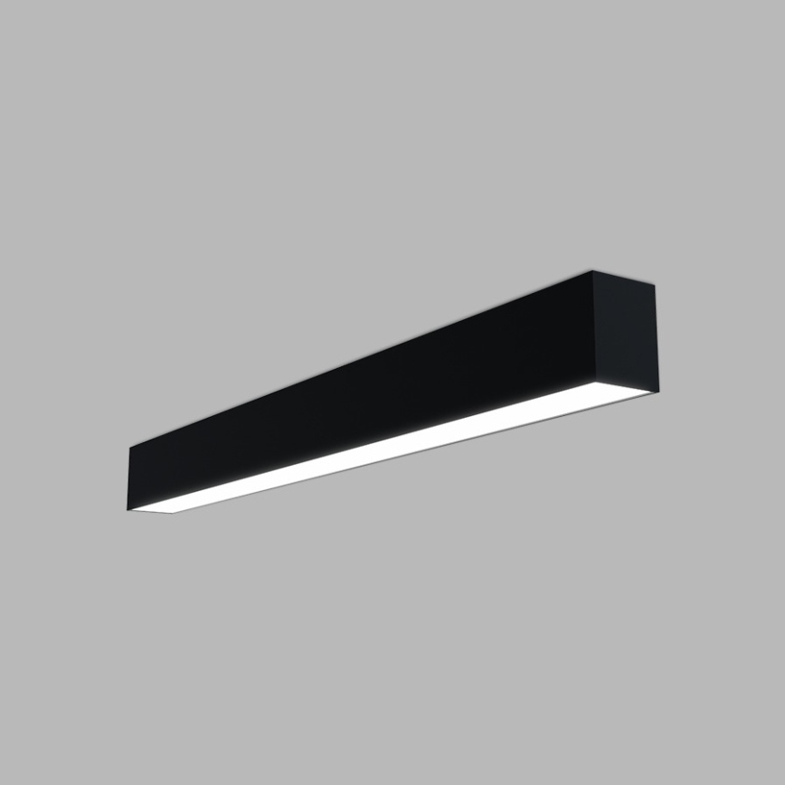 LED2 - LED Stropní svítidlo LINO LED/24W/230V 3000/3500/4000K 90 cm černá