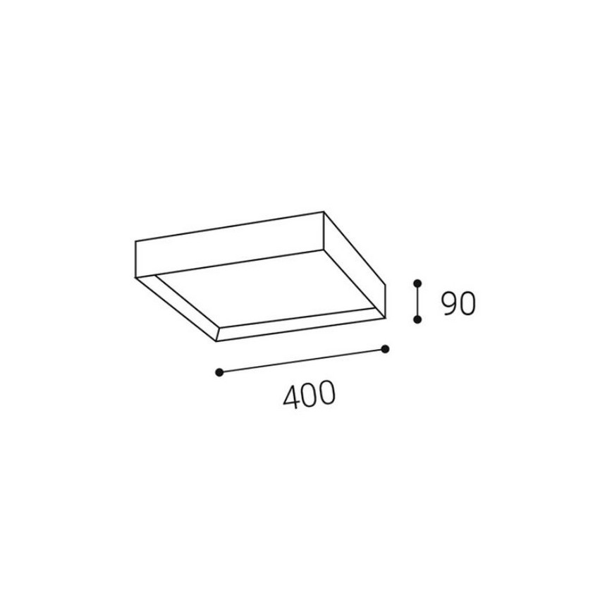 LED2 - LED Stropní svítidlo MILO LED/30W/230V bílá 3000/4000K