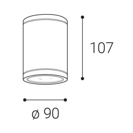 LED2 - LED Venkovní bodové svítidlo TUBO LED/10W/230V IP65 3000K/4000K/5700K černá