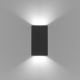 LED2 - LED Venkovní nástěnné svítidlo BLOCK 2xLED/3W/230V IP54