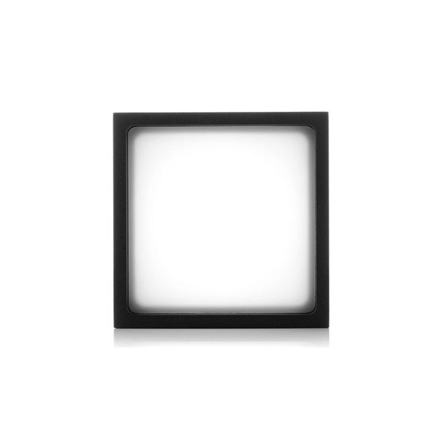 LED2 - LED Venkovní stropní svítidlo CUBE LED/12W/230V antracit IP54