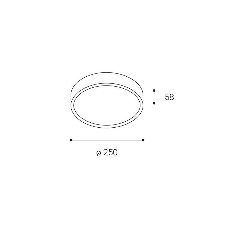LED2 - LED Venkovní stropní svítidlo MIRA LED/18W/230V IP65 bílá