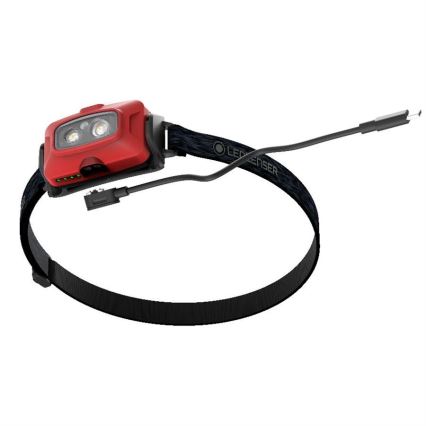 Ledlenser HF4R Core - LED Stmívatelná nabíjecí čelovka LED/1000 mAh IP68 500 lm 35 h červená