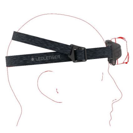 Ledlenser HF6R Core - LED Stmívatelná nabíjecí čelovka LED/2000 mAh IP68 800 lm 60 h modrá